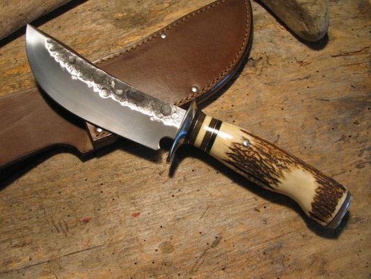 J. Behring Handmade Hammermark Stag Musk Ox Woodcraft Hunter