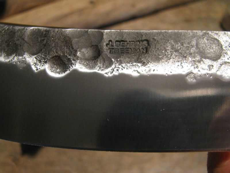 J. Behring Handmade Hammermark Stag Musk Ox Woodcraft Hunter