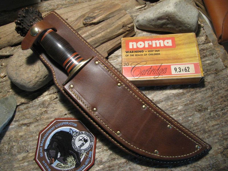 J.Behring  Camp  Knife Hammermark Crown AAA SAMBAR!