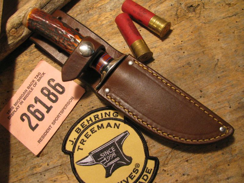 J. Behring Handmade Trout & Deer RED STAG MUSK OX