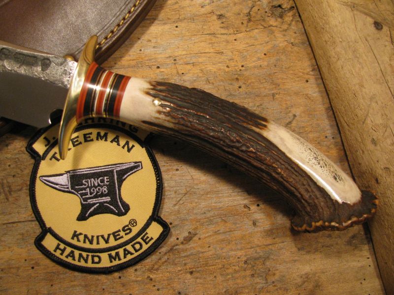 J. Behring 9" Sambar Stag Crown Hamermark Fighter