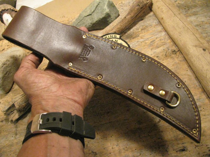 J. Behring 9" Sambar Stag Crown Hamermark Fighter