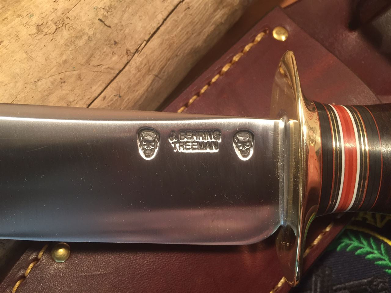 Treeman Scagel  style 7 1/2"  Double Skull fighter