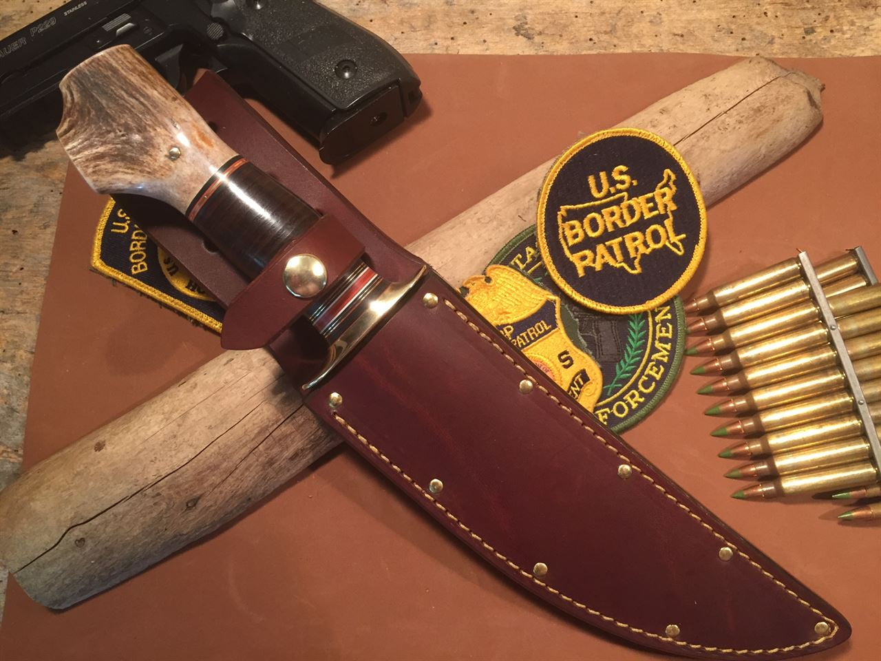 Treeman Scagel  style 7 1/2"  Double Skull fighter