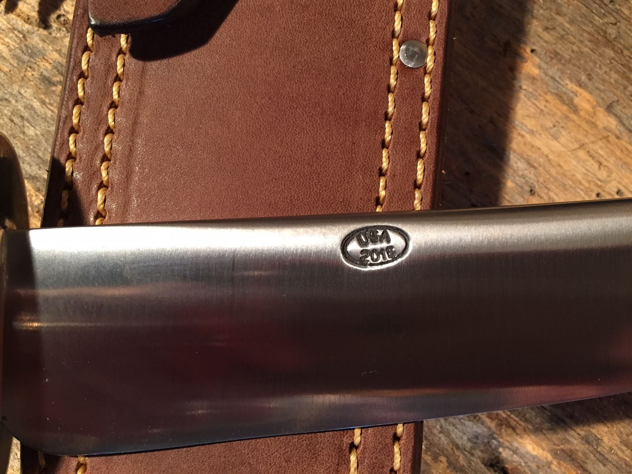 J. Behring Double Skull fighter 7 3/8" Stag