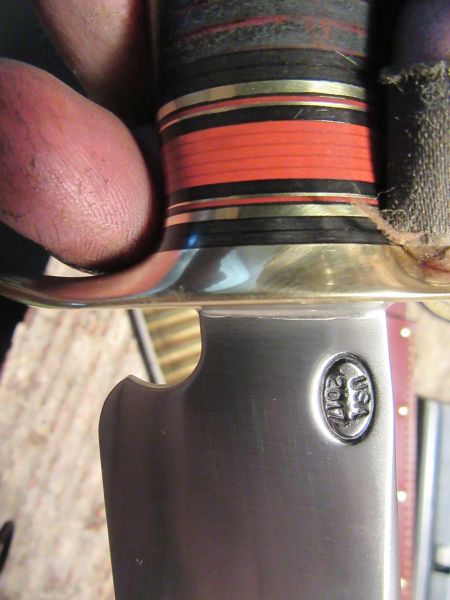 ** J.Behring Handmade Double Skull Fighter Horsehide Aluminum Butt BADDASS !