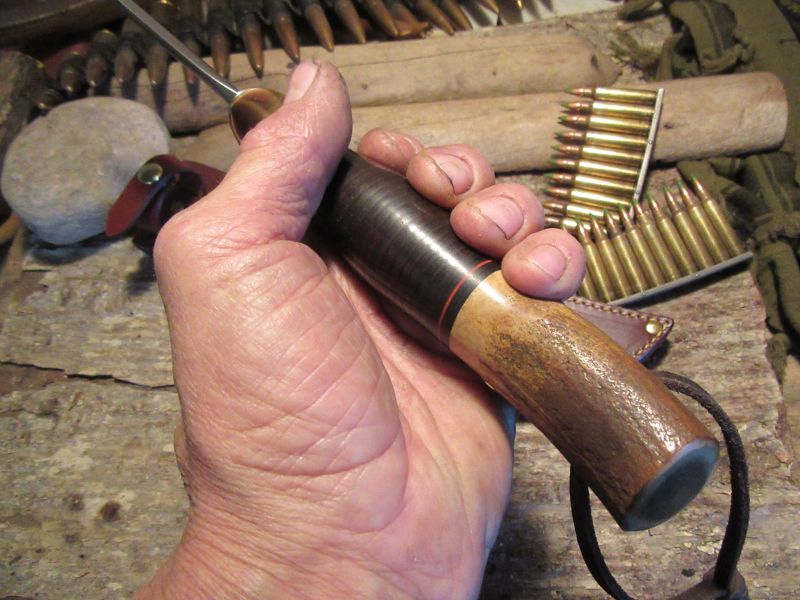 J. Behring Handmade USMC Big Ass Fighter Bulldog Logo Sheath