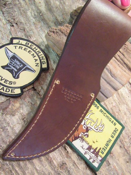 Michigan Stag Skinner Beavertail Sheath!!