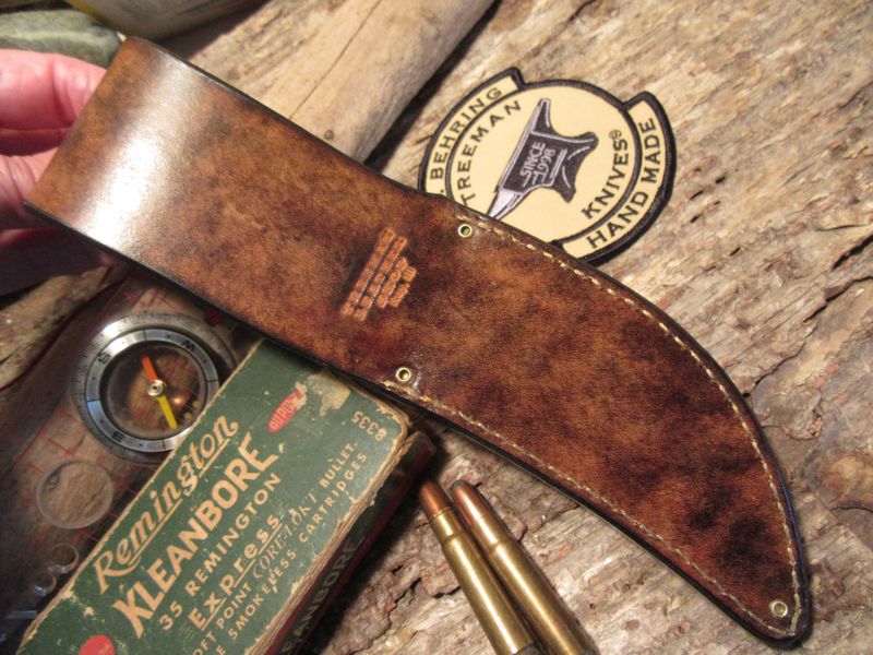 Treeman Michigan Hunter Beavertail sheath  STAG STAG!!