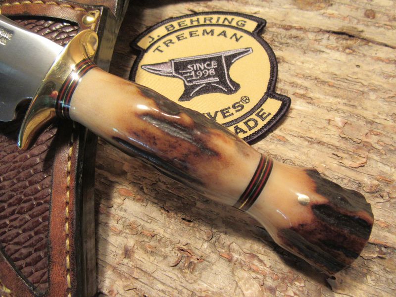Treeman Michigan Hunter Beavertail sheath  STAG STAG!!