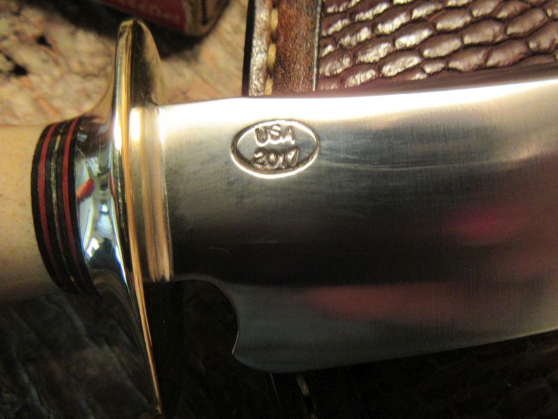 Treeman Michigan Hunter Beavertail sheath  STAG STAG!!