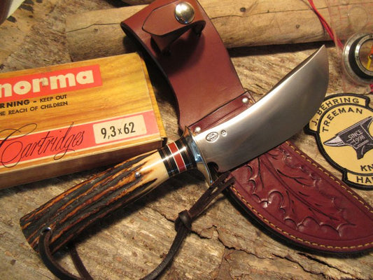 J.Behring  Woodmonk Stag Hunting Knife
