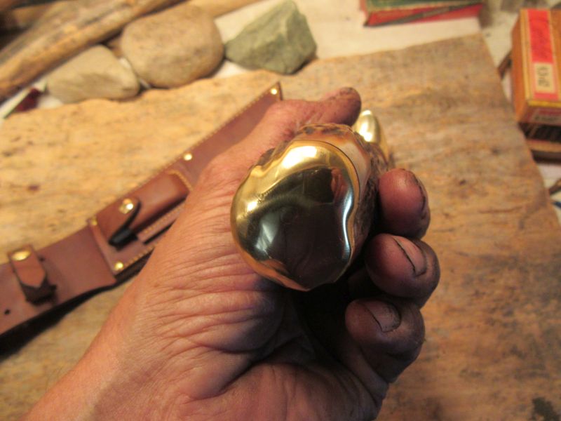 J. Behring Handmade Treeman Skull Fighter Stag