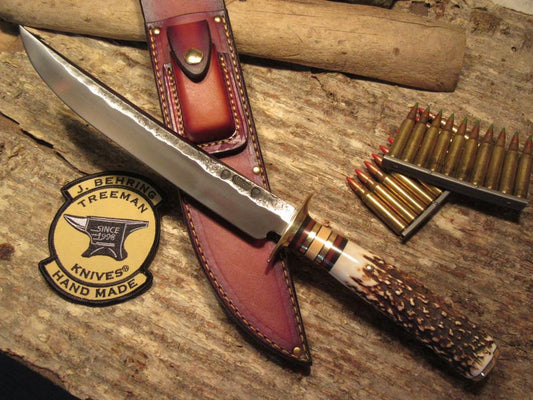 Double Skull fighter 9" Hammermark AAA STAG!!!