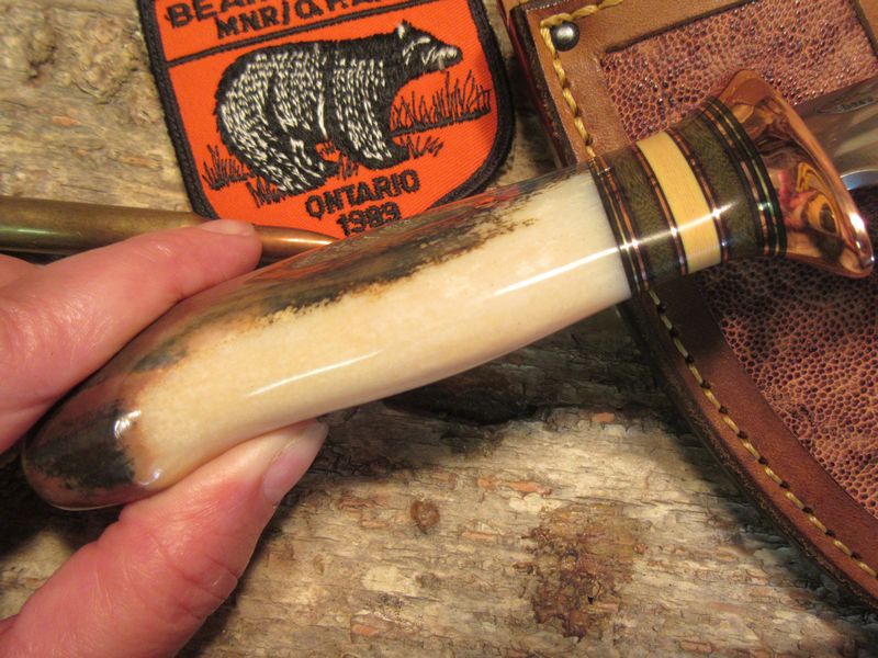 **Treeman AAA Sambar Stag Alaskan Toad Skin Sheath!