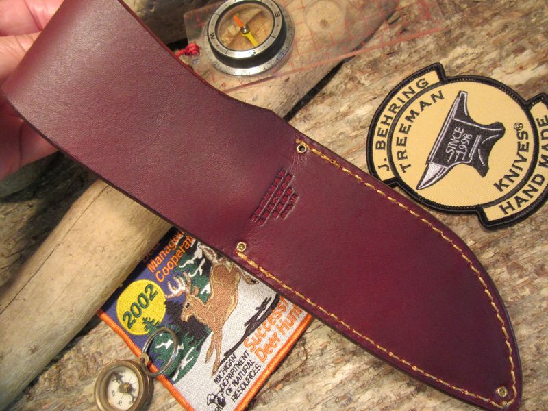 **Treeman AAA Sambar Stag Alaskan Toad Skin Sheath!