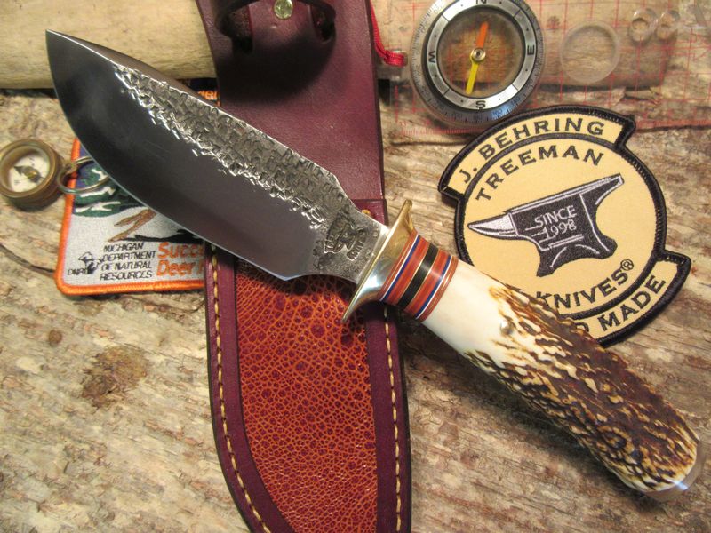**Treeman AAA Sambar Stag Alaskan Toad Skin Sheath!