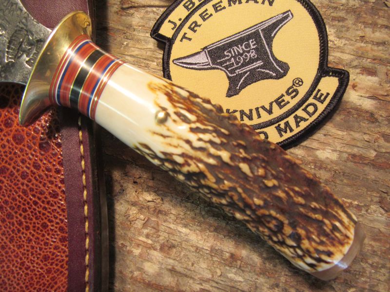 **Treeman AAA Sambar Stag Alaskan Toad Skin Sheath!