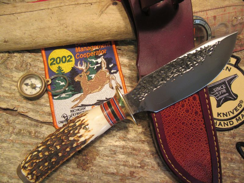 **Treeman AAA Sambar Stag Alaskan Toad Skin Sheath!