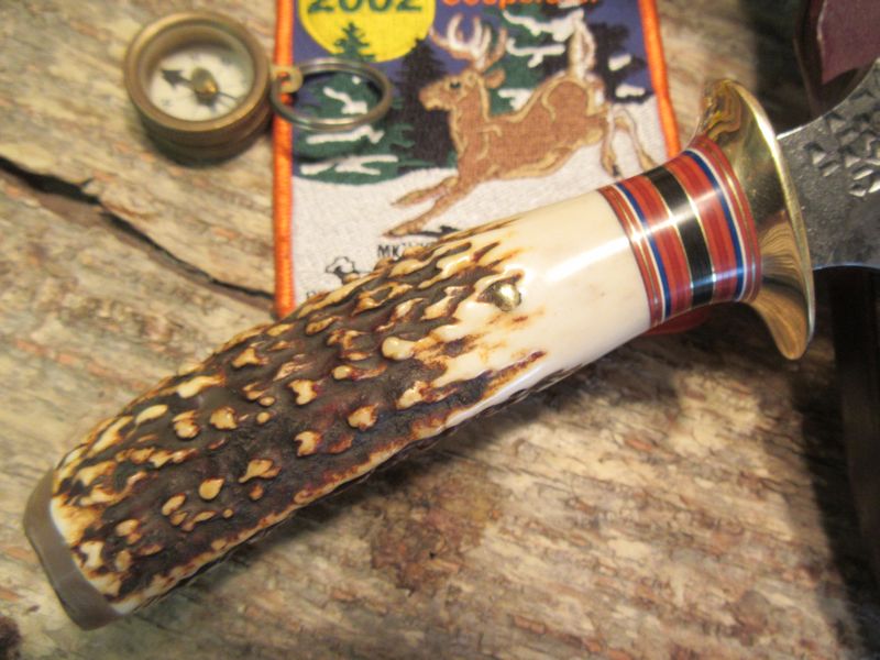 **Treeman AAA Sambar Stag Alaskan Toad Skin Sheath!