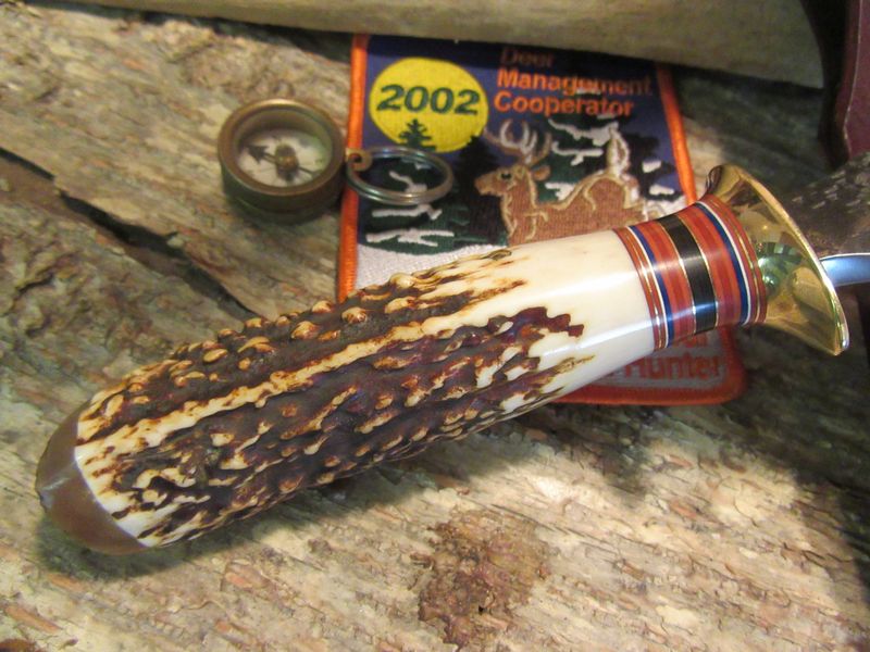 **Treeman AAA Sambar Stag Alaskan Toad Skin Sheath!