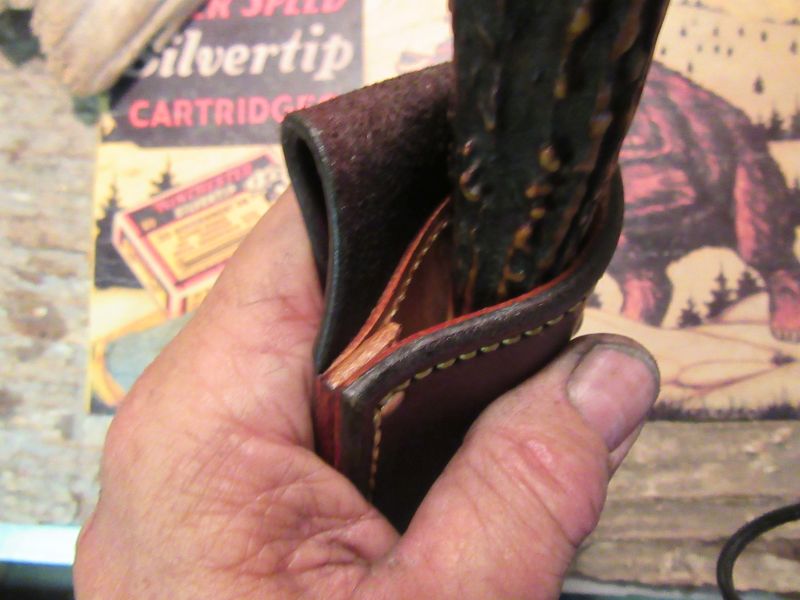 J. Behring Handmade Trout & Deer Red Stag Copper Guard