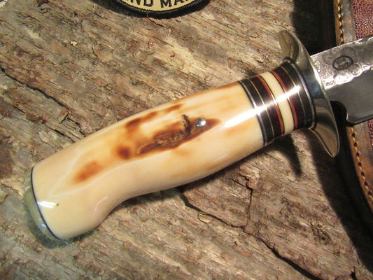 J.Behring  Walrus Ivory Hammermark 7" Woodcraft ~Musk OX