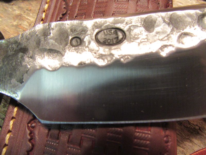 Treeman Alaskan Hammermark Sambar Stag Finger Groove Handle