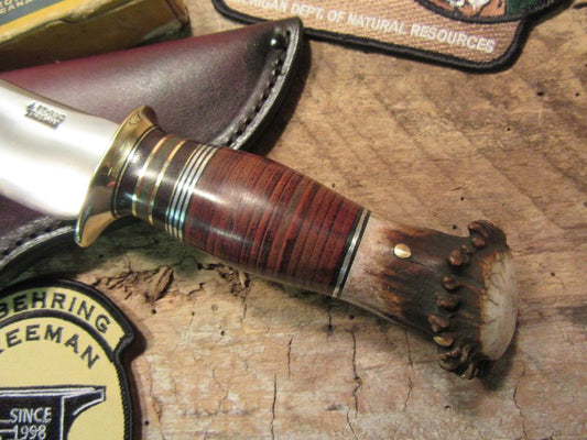 Little Bay Hunter leather Crown Stag!!