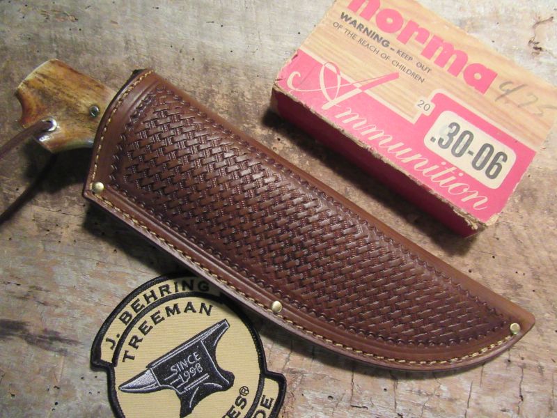 Treeman Old School 5 1/2" Crotch Stag Hunter Butter Scotch & Green