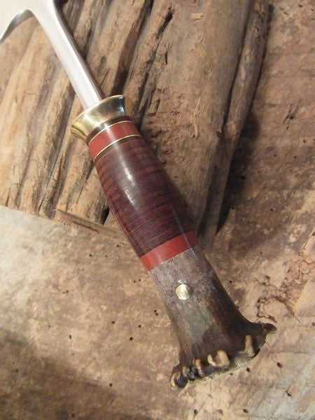 Treeman  Double Bit Axe Horsehide  Crown STAG  6 3/4" OAL