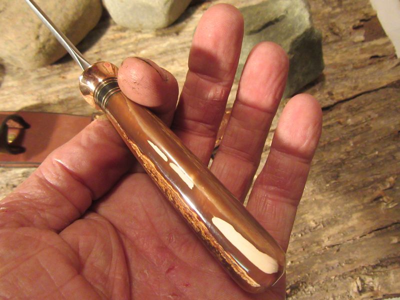 Montana Trout Knife Ancient Artifact Walrus