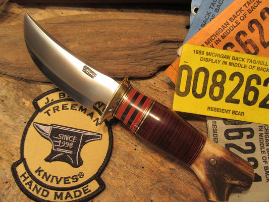 Treeman Michigan hunter  leather /Stag