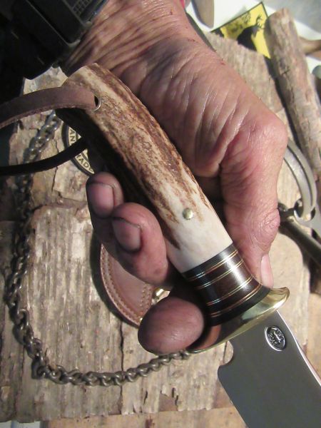 ** J. Behring Treeman Handmade Woodcraft Stag Hunter