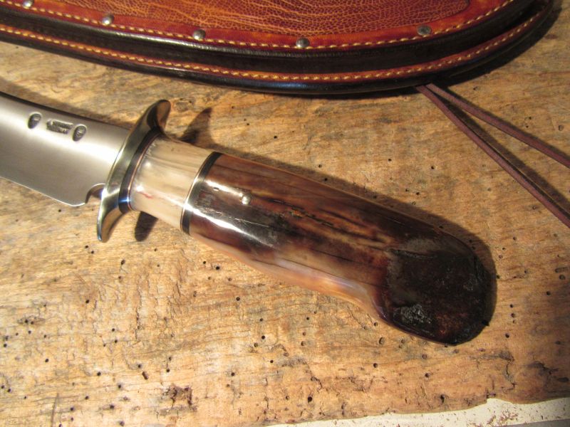 Treeman Skull Fighter Ivory Fire Bowl Ostrich Sheath