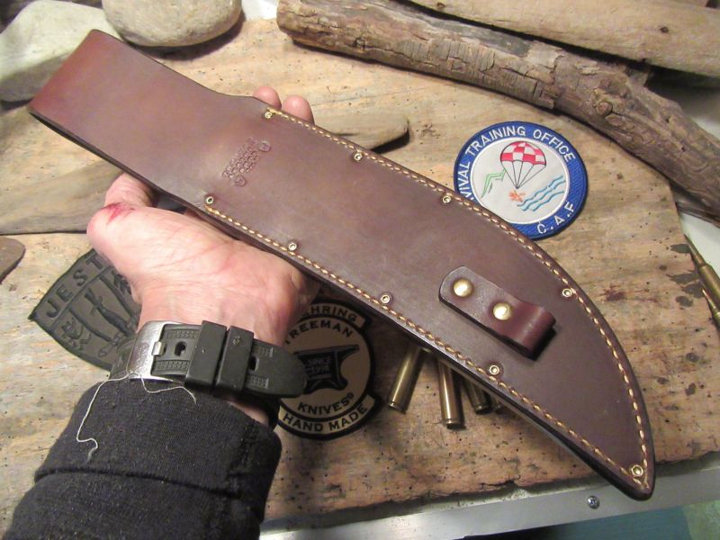 J. Behring Skull Fighter 9" heavy Duty Horde Hide Sambar Satg Crotch Butt