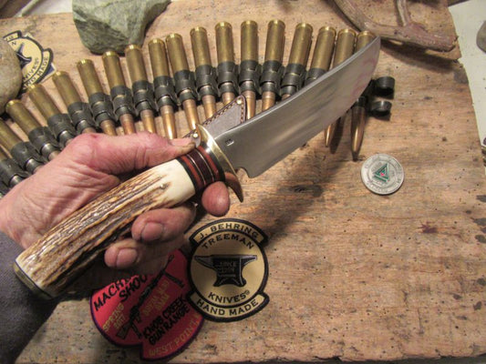 J. Behring Handmade Treeman Double Skull Fighter 14" OAL