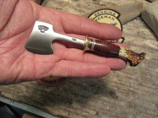 Treeman Handmade Mini Hatchet Crown Stag