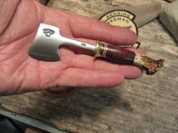 Treeman Handmade Mini Hatchet Crown Stag