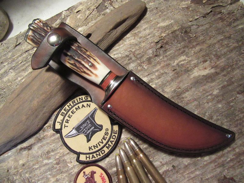 Treeman 5 1/4" Hunter Skinner Sambar Stag