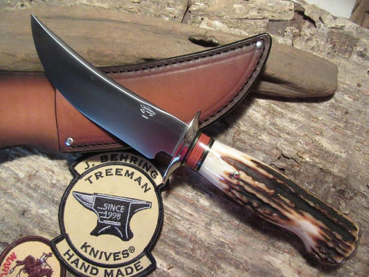 Treeman 5 1/4" Hunter Skinner Sambar Stag