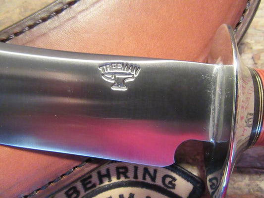 Treeman 5 1/4" Hunter Skinner Sambar Stag