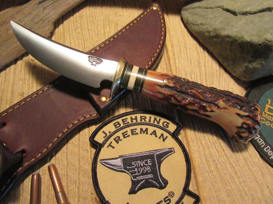 J. Behring Handmade Deer & Trout AAA Exibition Grade Sambar Stag