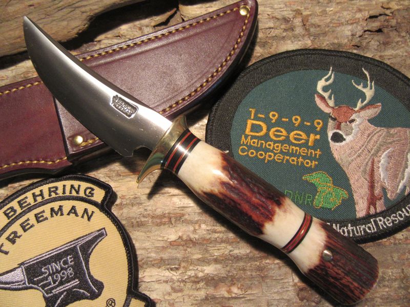 J.Behring Trout & Deer Studebaker Steel Stag/ Stag