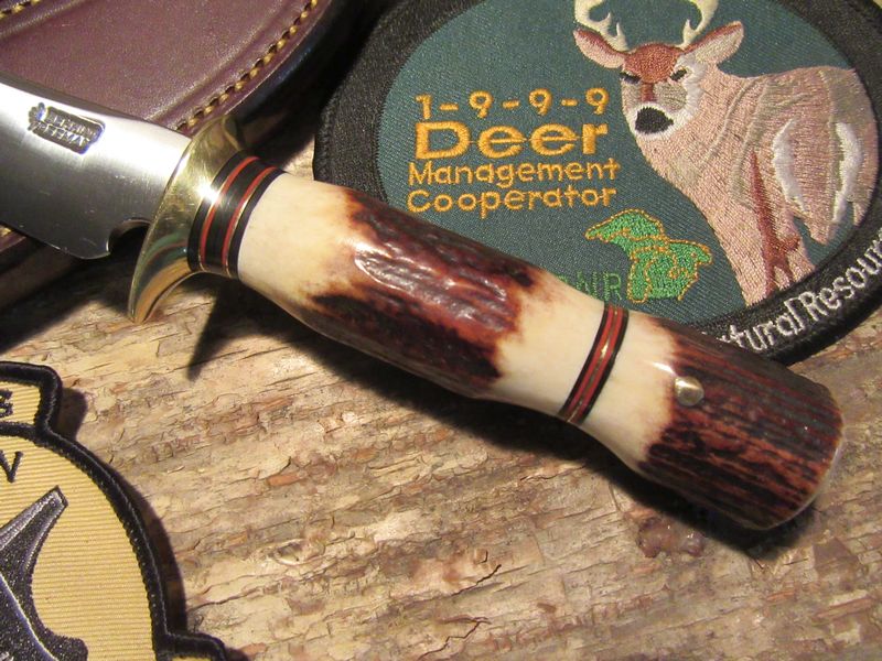 J.Behring Trout & Deer Studebaker Steel Stag/ Stag