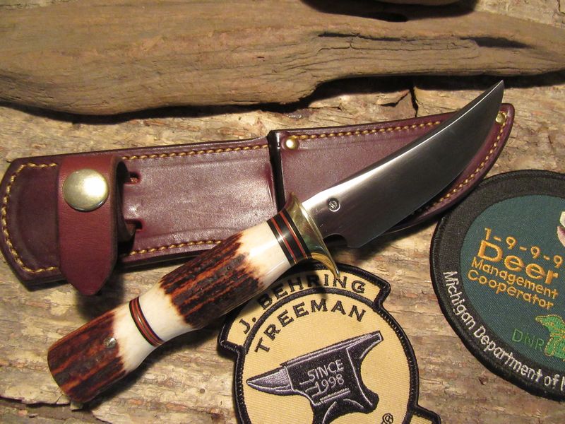 J.Behring Trout & Deer Studebaker Steel Stag/ Stag