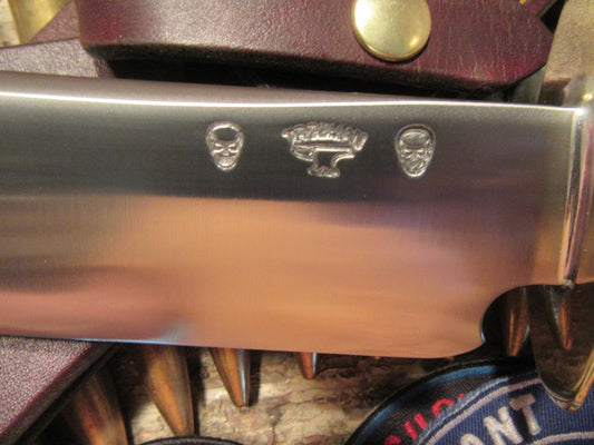 Treeman Double Skull fighter 8.25" AAA STAG