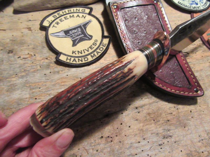 AAA Treeman 5" Alaskan Semi skinner Hammermark Copper Musk OX!!