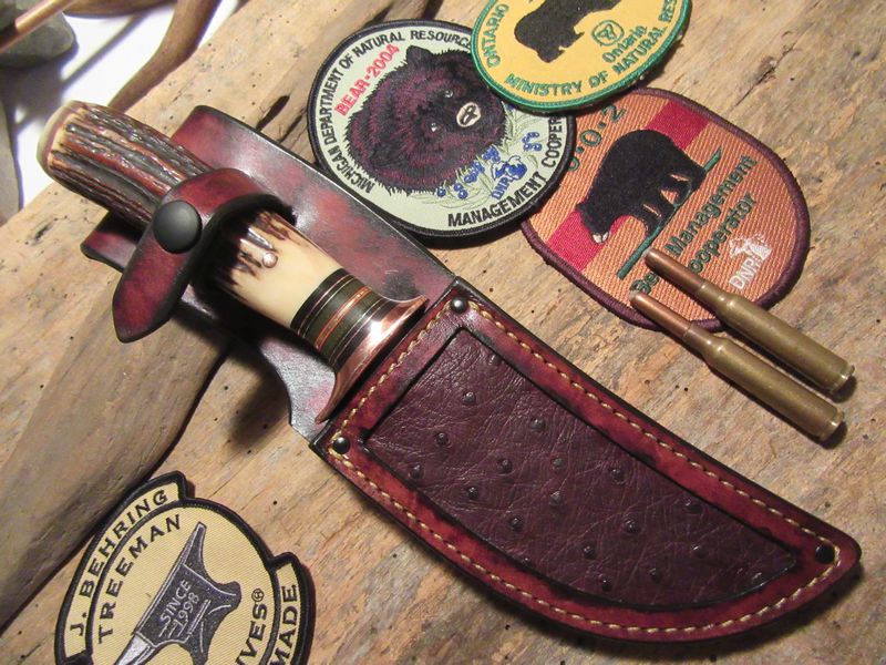 AAA Treeman 5" Alaskan Semi skinner Hammermark Copper Musk OX!!