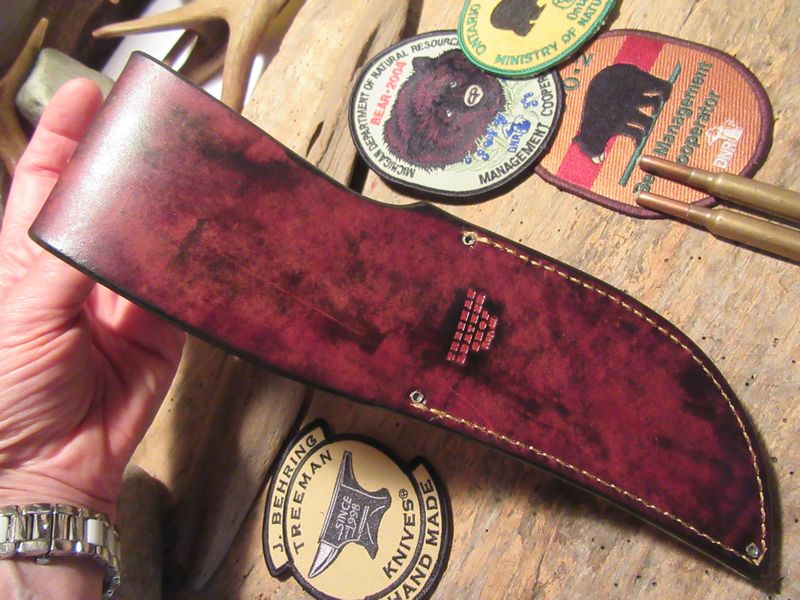 AAA Treeman 5" Alaskan Semi skinner Hammermark Copper Musk OX!!